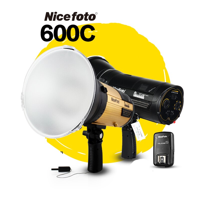 NiceFoto HS 600C 600W   HSS 1/8000S Ʃ ÷  ǵ Ʈ (ĳ ī޶  ۽ű )